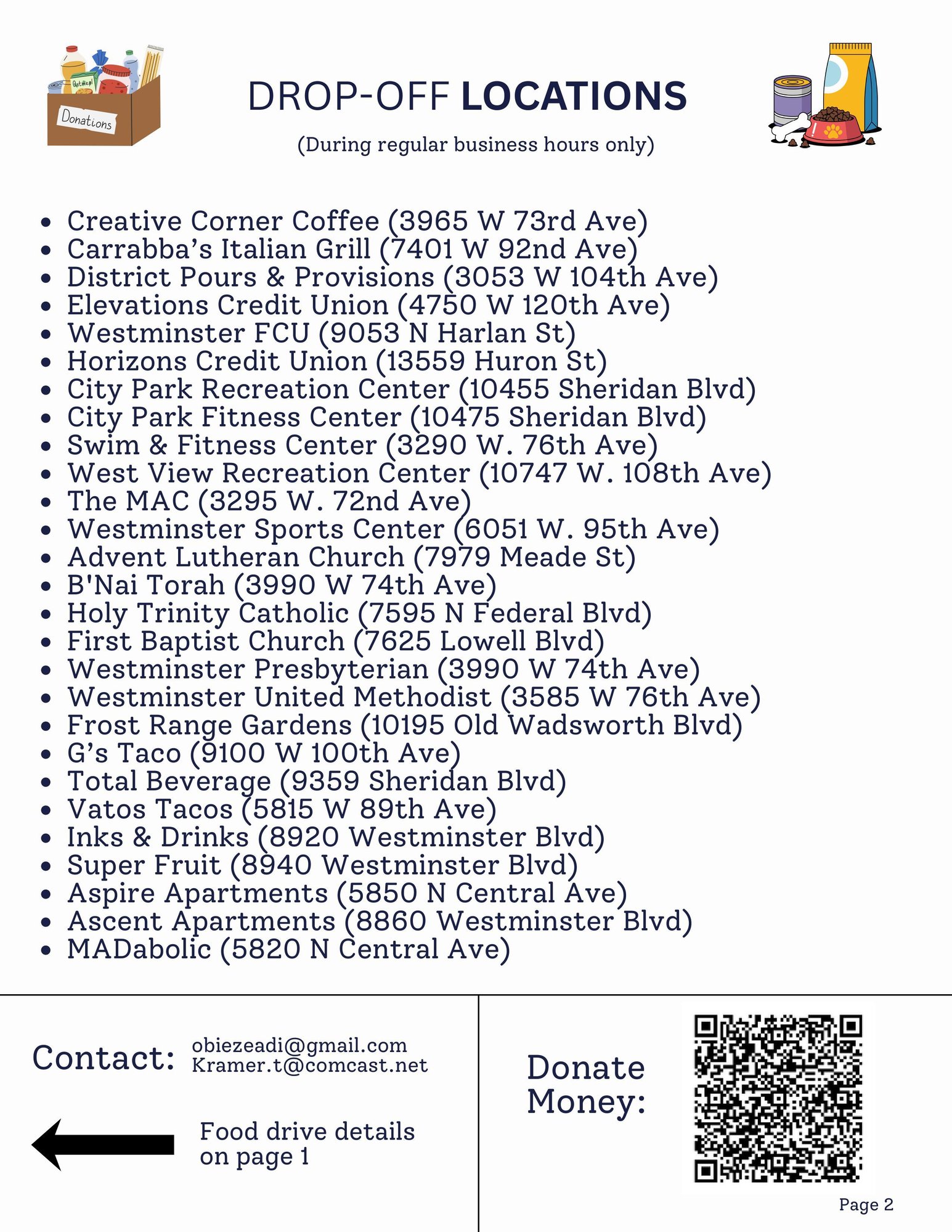 4th Annual Food Drive flyer-images-1 4th Annual Food Drive flyer-images-1