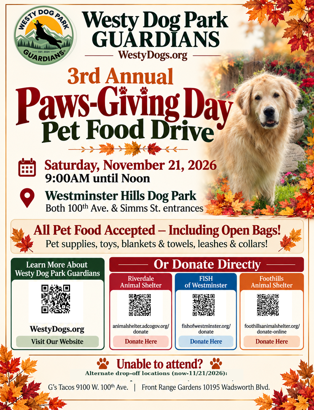 Paws-Giving 2026 big flyer Paws-Giving 2026 big flyer